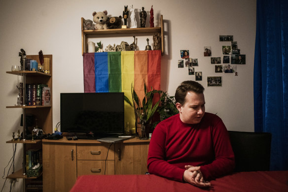 Cezary Nieradko, in his new home of Lublin, Poland after leaving Krasnik due to being discriminated against for being openly gay, he said.