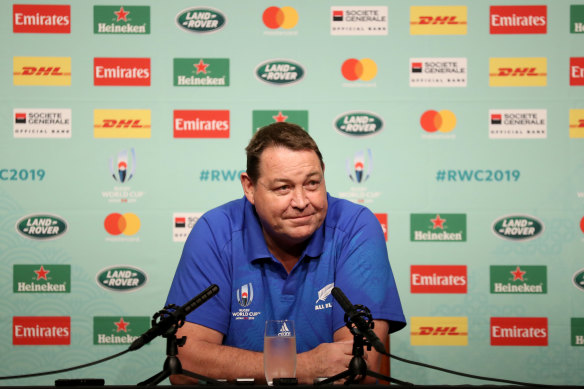 Former All Blacks coach Steve Hansen. 