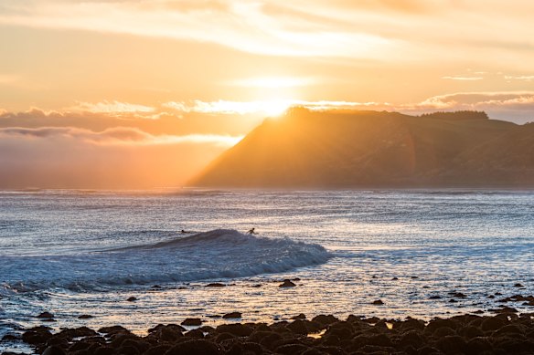Visiting Raglan is like stepping back to the laid-back beach towns of the ’80s.
