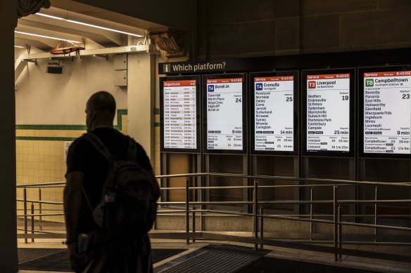 Sydney’s train network was shutdown over an industrial dispute in February.