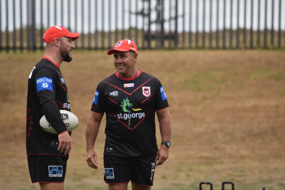 Shane Flanagan worked with Dean Young as an assistant to Paul McGregor at the Dragons in 2020.