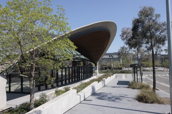 The Hills Showground metro station.