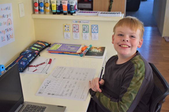 Jack Bunce, 10, was pulled out of school and is now being homeschooled.