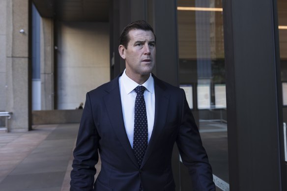 Ben Roberts-Smith at the Federal Court earlier this month.
