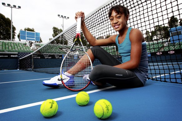 Destanee Aiava represented Australia in the Longines Future Tennis Aces tournament in 2012.