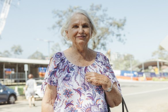 “They build a school and immediately it’s full”: retired school teacher Carolyn Gray, from Castle Hill, was sceptical of plans for more housing.