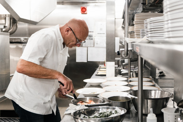 Acclaimed chef Matt Moran onboard for a Cunard Australian Culinary Cruise.
