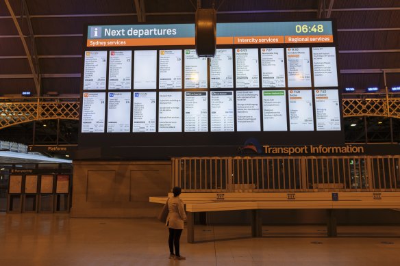 Train services are running again across Sydney.