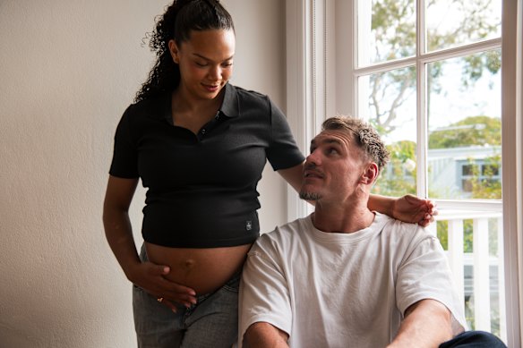 Angus and Chloe Crichton at their home in Queens Park.