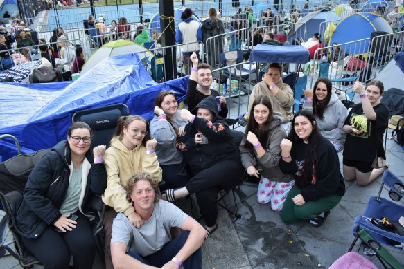 To secure a spot in the front of the queue, dedicated fans lined up at midday on Tuesday, camping out over two nights.