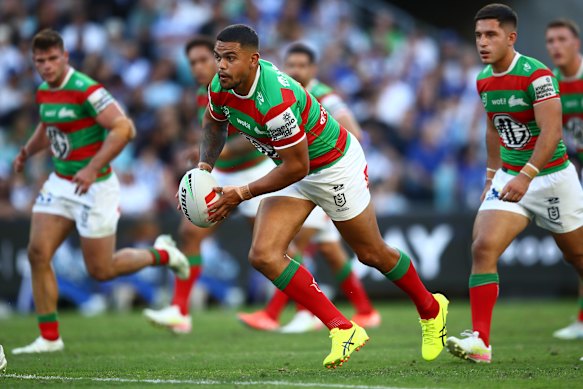 Latrell Mitchell will be back in the No.1 jersey for Souths on Friday.