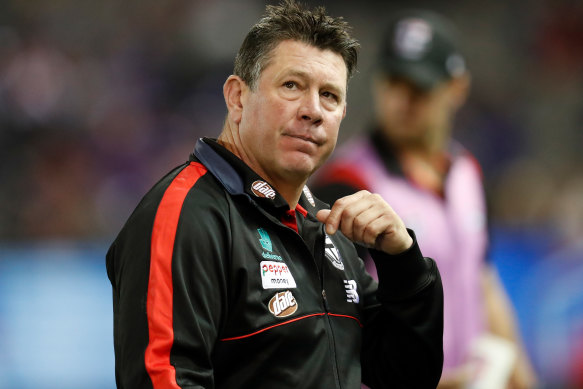 St Kilda coach Brett Ratten.