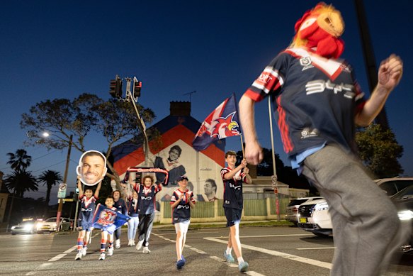 Whether it’s at home in the east or at Suncorp Stadium, Roosters fans will be cheering for their team against the Dolphins on Friday night. 
