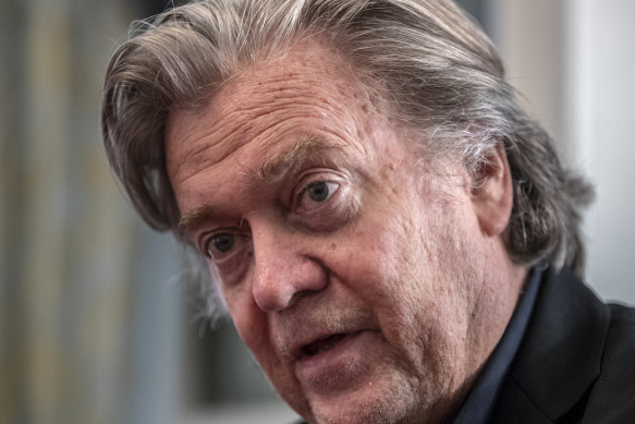 Steve Bannon, Donald Trump’s former adviser.