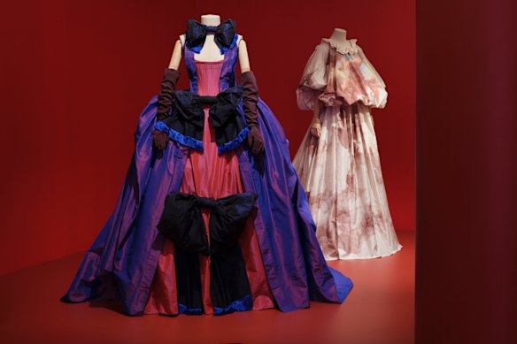 Items from the Vivienne Westwood Les femmes collection, spring-summer 1996.