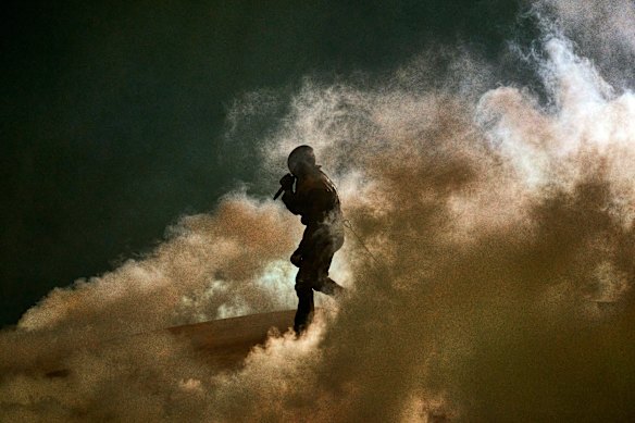 Ye, the rapper formerly known as Kanye West, performing in Los Angeles on April 1.