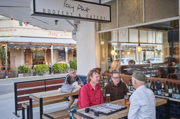 Percy Flint on South Terrace in South Fremantle, where a vibrant hub is just a few minutes’ walk from the beach.