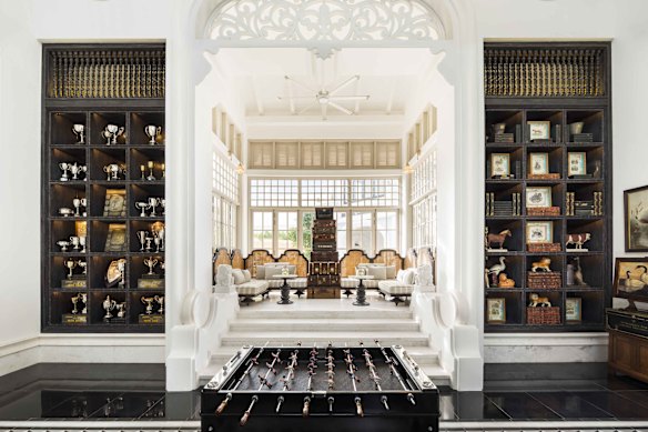 The Dean’s Library lobby space.