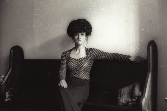 Juanita Nielsen, editor and publisher of the newspaper, Now, at her Potts Point office in 1974.