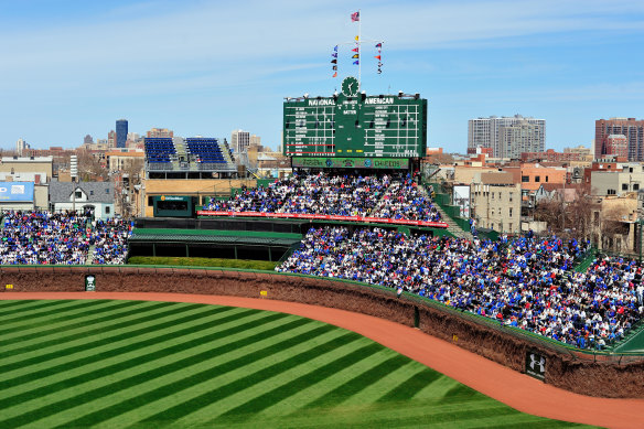 Wrigley Field is Chicago’s historic baseball stadium.