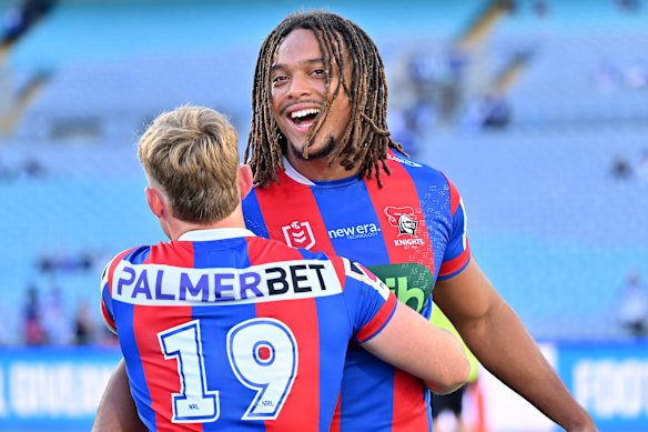 The NRL’s Newcastle Knights have a betting sponsorship on their jersey.