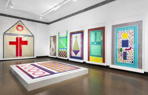 The works of Nik Pantazopoulos on display at Inner Sanctum: 18th Adelaide Biennial of Australian Art.