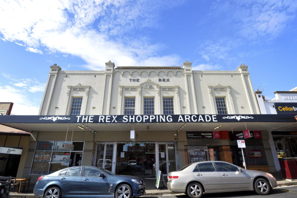 The Rex Shopping Arcade on Vincent Street in Daylesford in 2018.