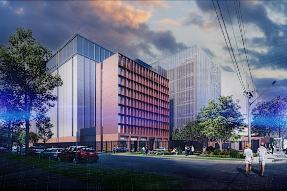 El centro de datos de Goodman Group en el suburbio de Artarmon en Sydney.