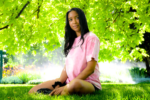 Rachael Akhidenor, 25, says her Self Care Originals T-shirts are "wearable activism".