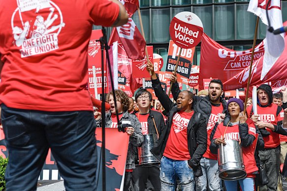 The United Workers Union is one of the nation’s biggest groups. 
