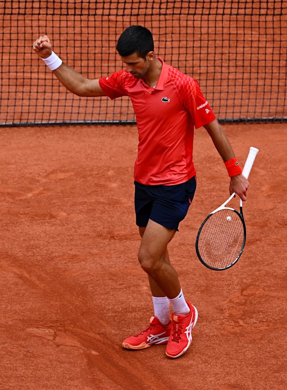 Djokovic triumphed again.