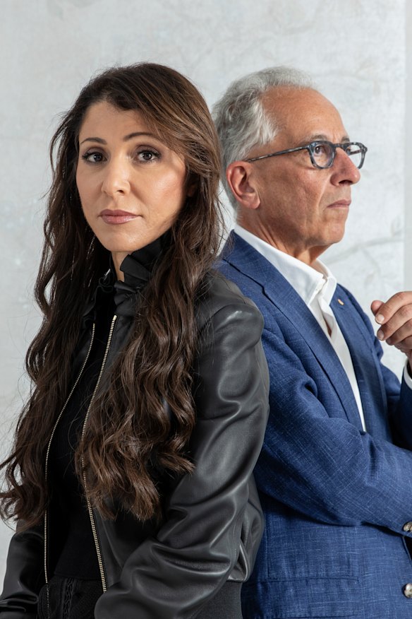 Lorraine Tarabay and Simon Mordant.