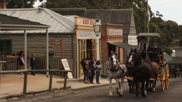 Sovereign Hill, one of Victoria's most popular tourist attractions. 