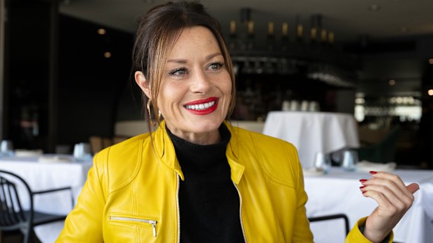 Lunch with actor, author and child safety advocate Madeleine West.