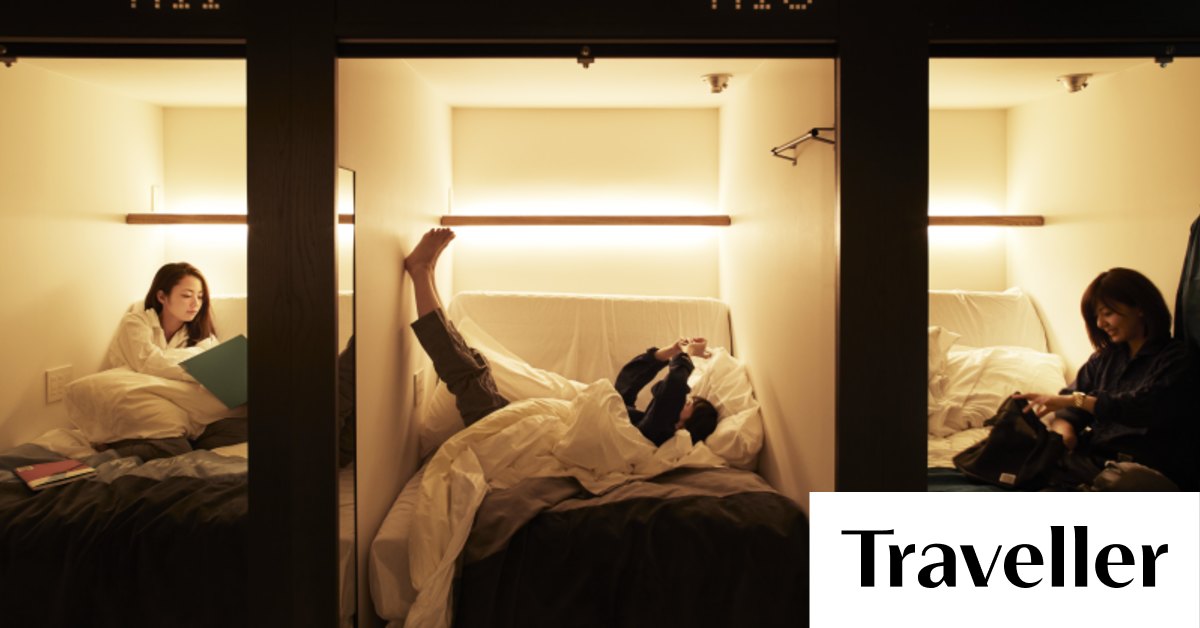 This hostel’s high-tech sleep pods are a thrifty traveller’s dream