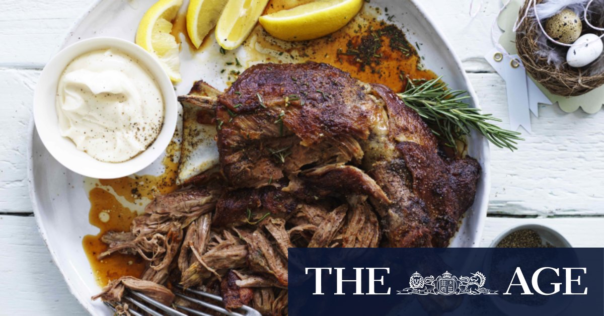 Neil Perry recipe slowroasted lamb shoulder
