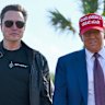Donald Trump, then-president-elect, and Elon Musk at the launch of the sixth test flight of the SpaceX Starship rocket in November.