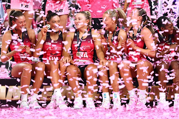 The Adelaide Thunderbirds are Super Netball champions.
