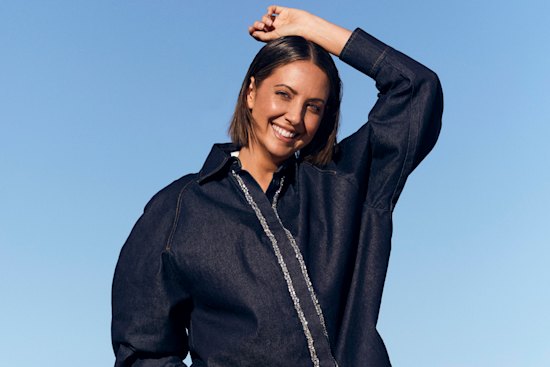 Joseph coat, knit and skirt from Christensen Copenhagen.