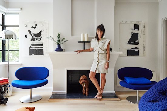 “The apartment is surrounded by deciduous trees so the internal light changes dramatically throughout the seasons,” says Marczyk.