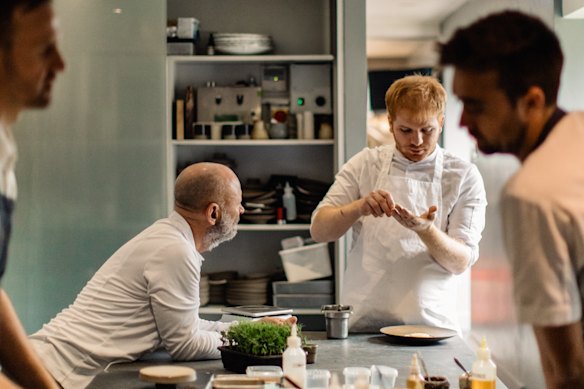 The two teams have collaborated across countries, visiting each others’ kitchens in preparation for the residency.