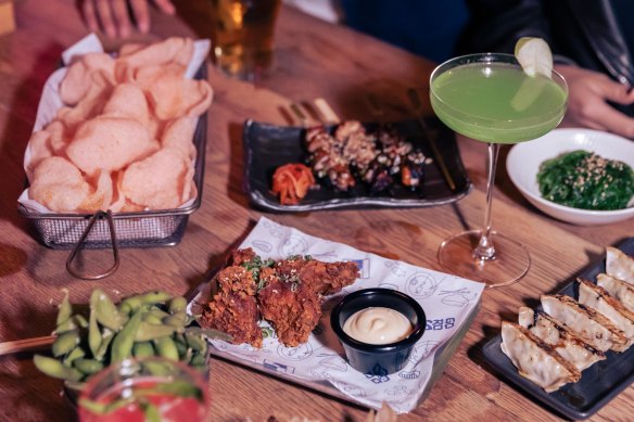 For food at Goros, expect plenty of Japanese-inspired snacks.