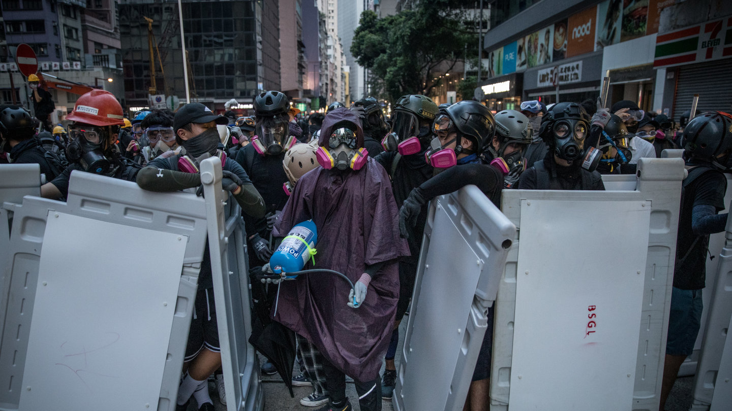 Life On The Frontline In Hong Kong