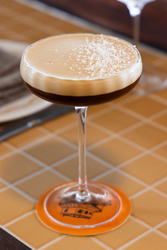 Salted caramel espresso martini.