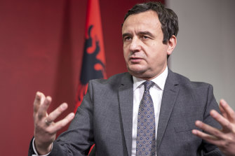 Albin Kurti, Prime Minister of Kosovo, has blamed the growing tensions in the region on Serbia.  
