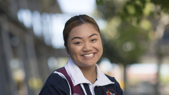 Isabella Peralta already has three-pre HSC offers to study nursing.