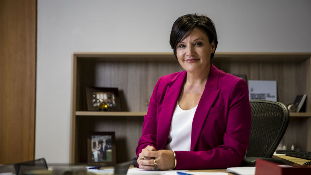 NSW Opposition Leader Jodi McKay in her office at State Parliament.