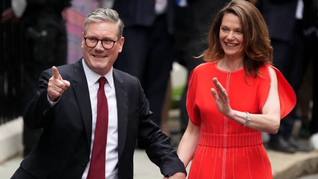 Starmer and wife Lady Victoria Starmer. He initially failed to report her clothing as gifts.