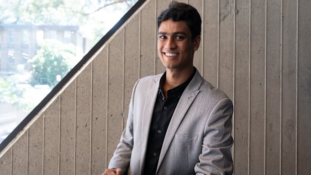 Triple threat: Anubhav Ammangi from Redeemer Baptist School topped HSC chemistry and software design and development in 2024, after coming first in extension 1 maths the previous year.