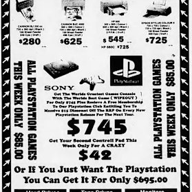 An ad placed in The Age newspaper in 1995, spruiking the PlayStation as the world’s greatest console.